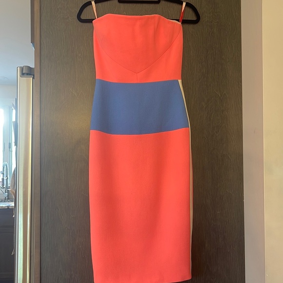 Roksanda Strapless Wool Crepe Dress - Picture 3 of 11